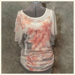 Espresso Short Bell Sleeves Top